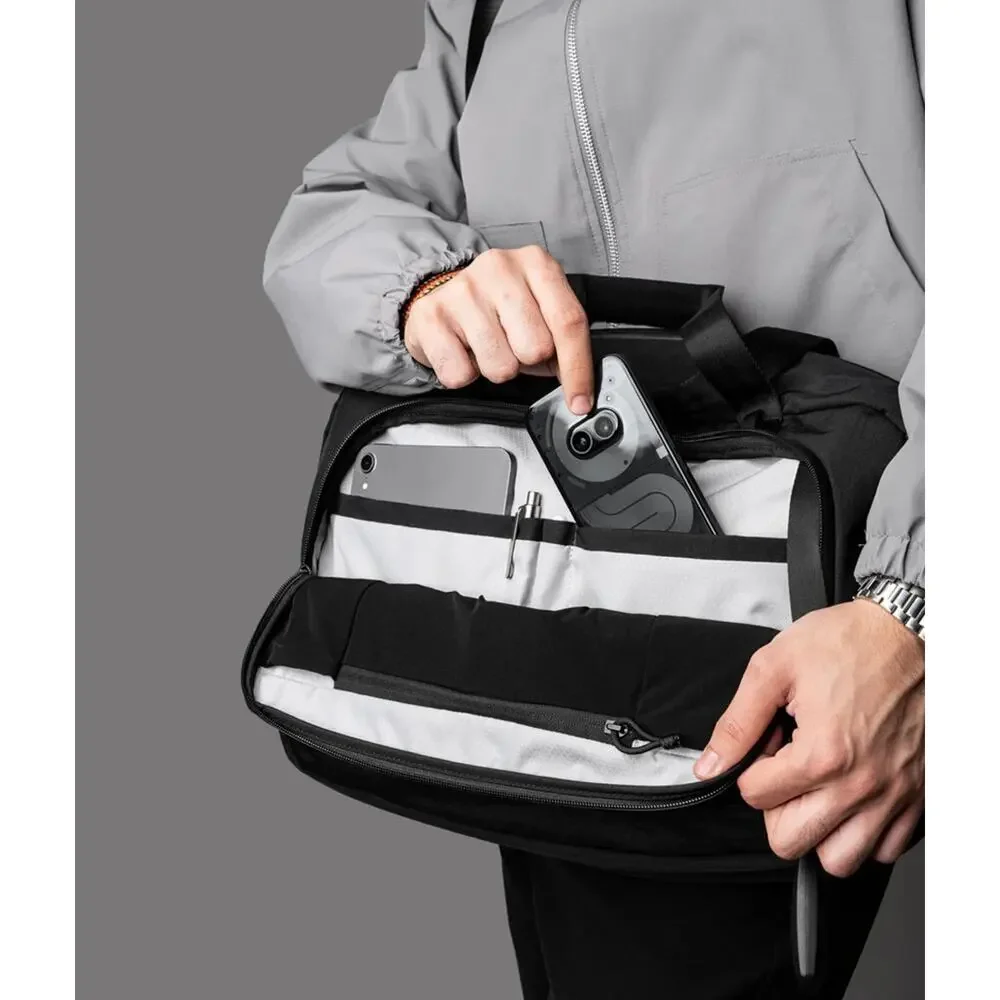 NWT Alpaka Bravo Travel Brief Bag Black | Axoflux 400D Ripstop Nylon